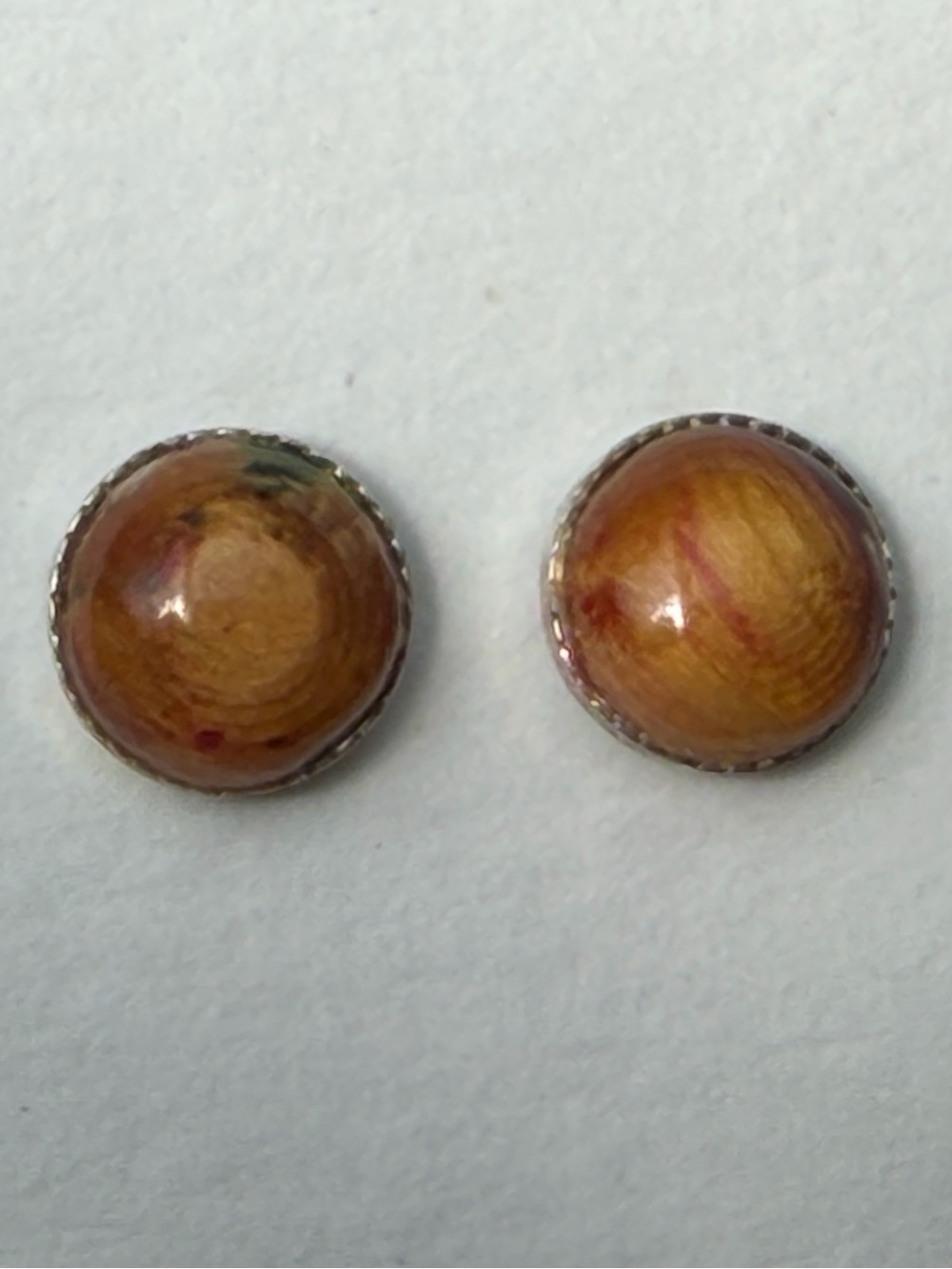 Tigers eye with sterling silver stud earrings
